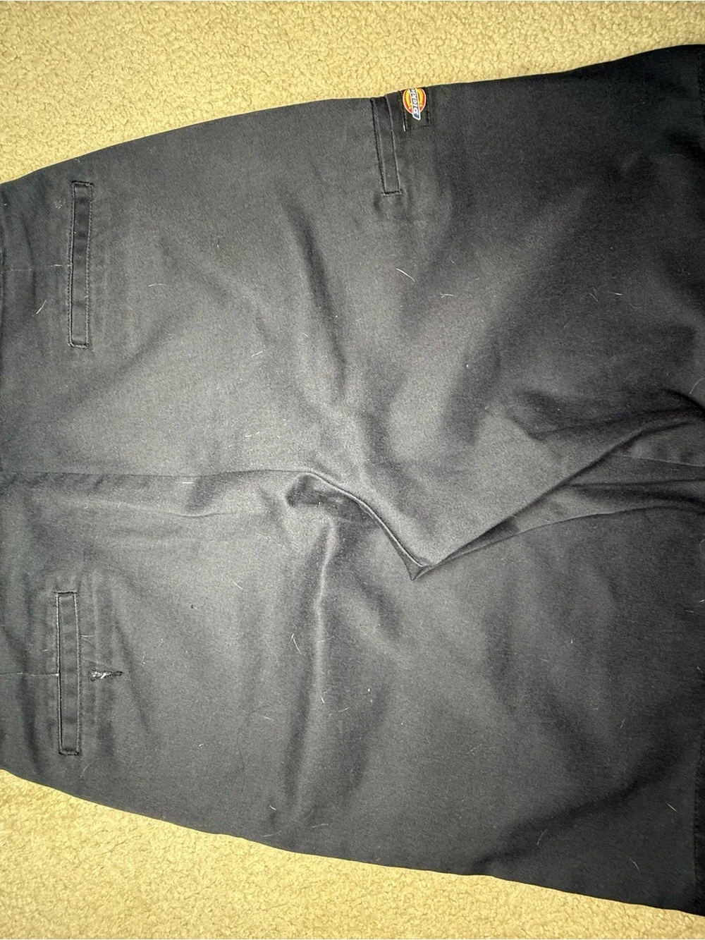 Dickies Navy Flat Front Work Shorts